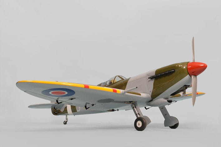 spitfire radio controlled plane