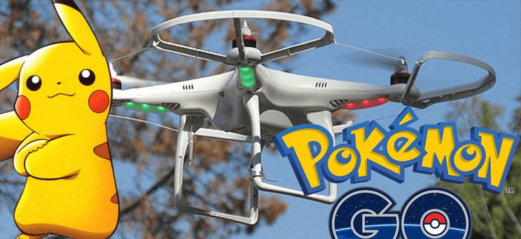 Pokemon Go with your drone