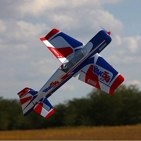 Chuck's E-Flite UMX Yak 54 180 BNF Review and Demo Videos