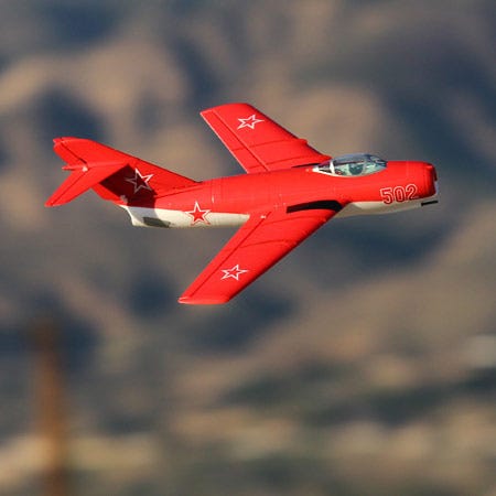 Chuck Reviews the UMX Mig 15 DF by E-Flite