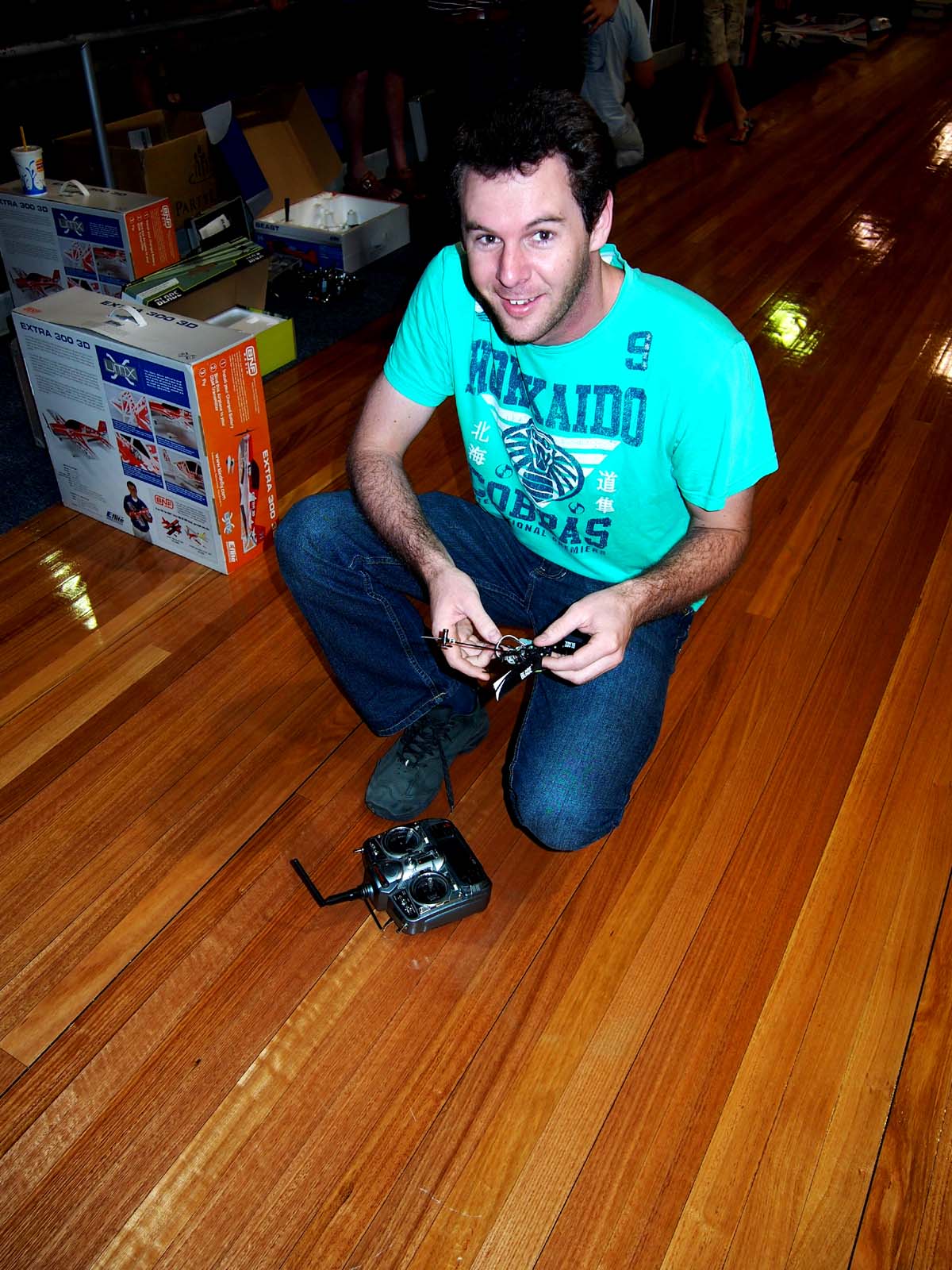 Indoor Flying at ETSA in February 2012