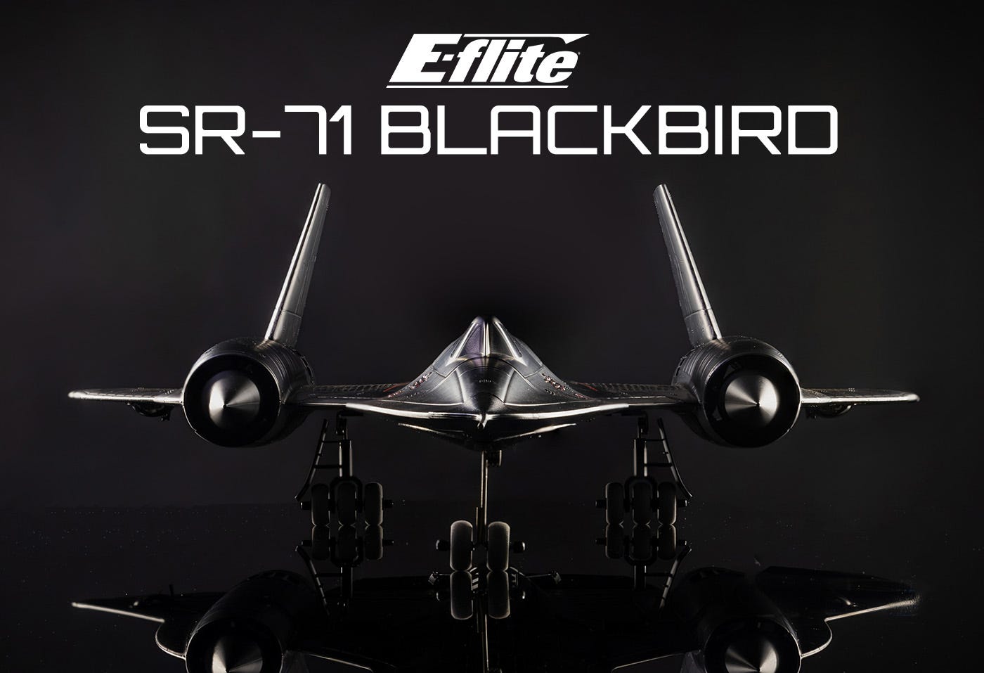 E-flite's replica of the iconic SR-71 Blackbird 