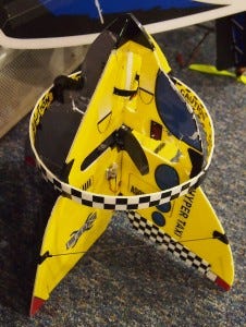 The star Indoor Flying with Model Flight - the E-flite UMX Hyper Taxi