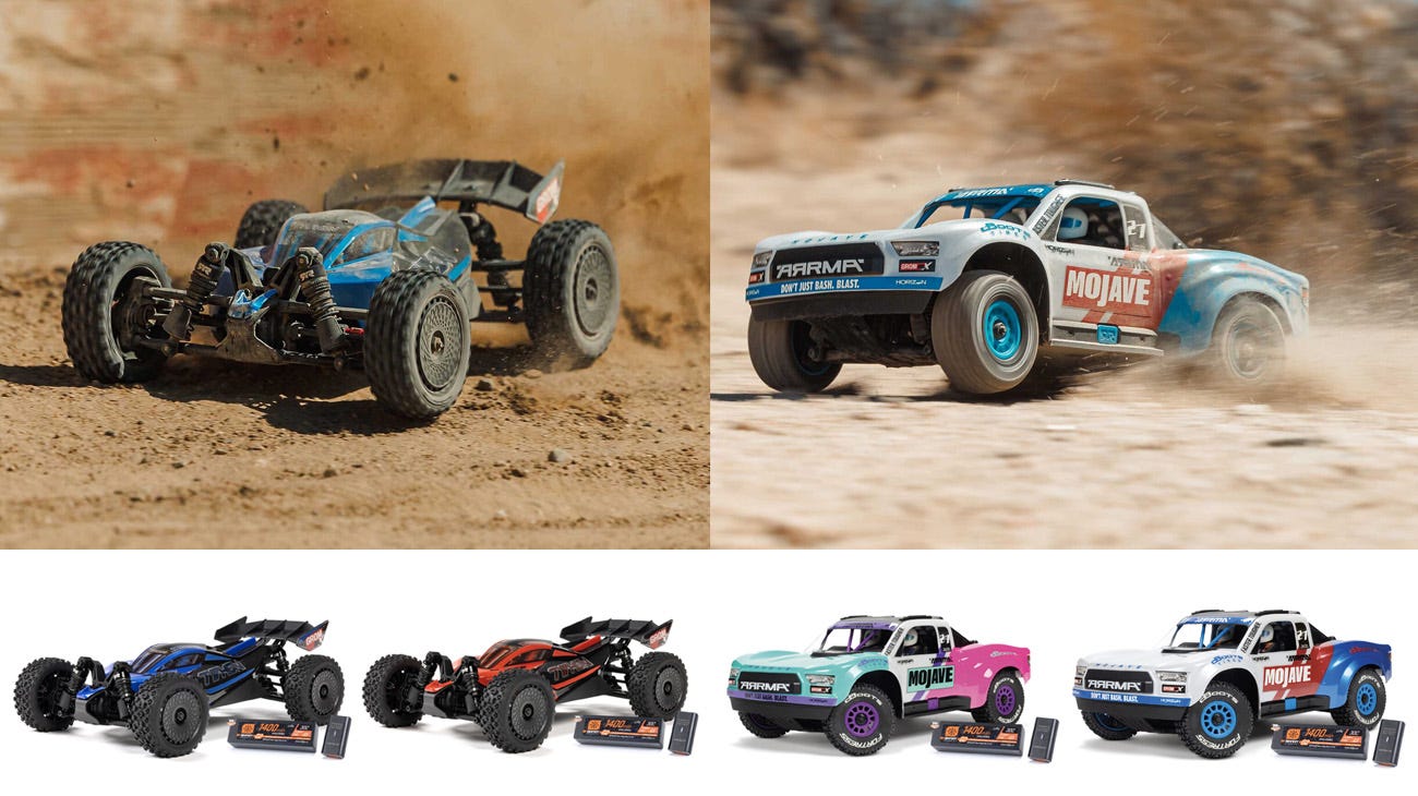 223S ARRMA TYPHON GROM and MOJAVE GROM