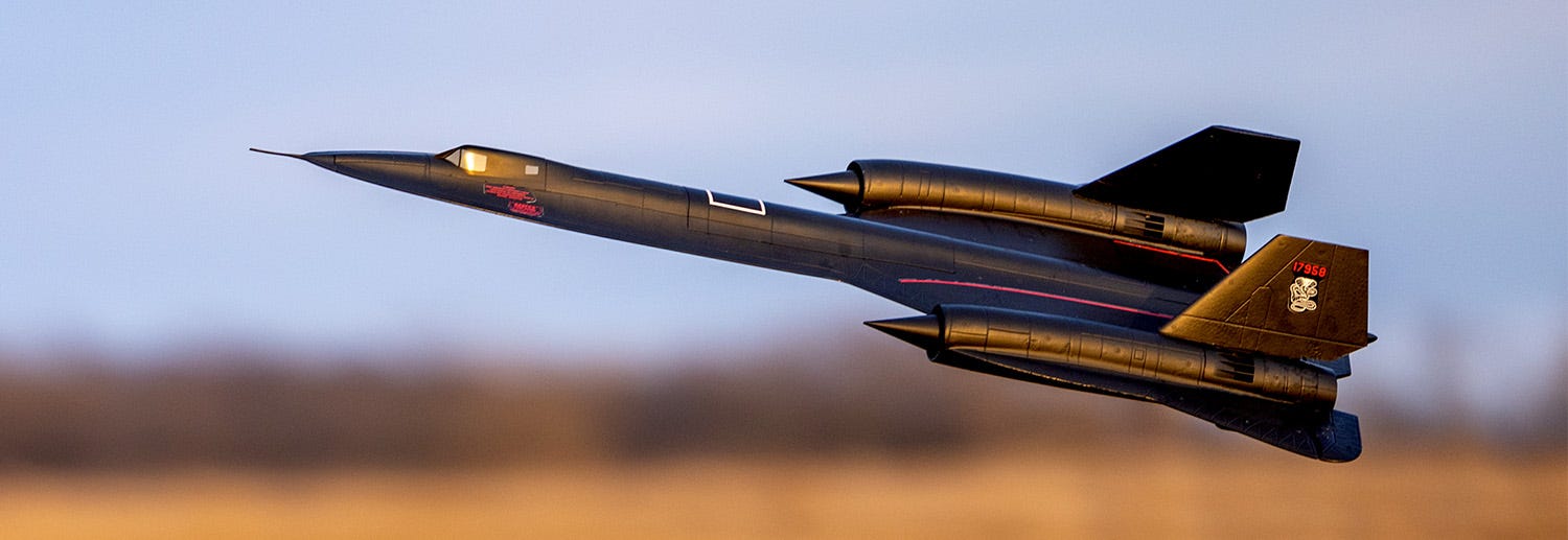 E-flite SR-71 Blackbird