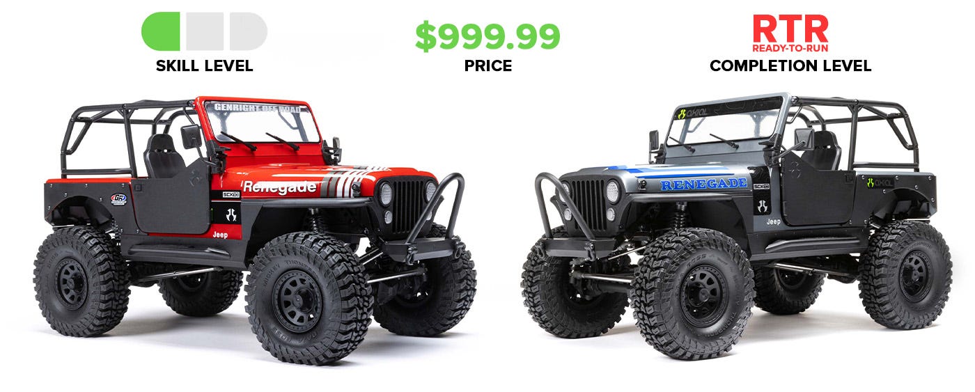 Axial SCX10 III Jeep CJ-7 4WD Rock Crawler