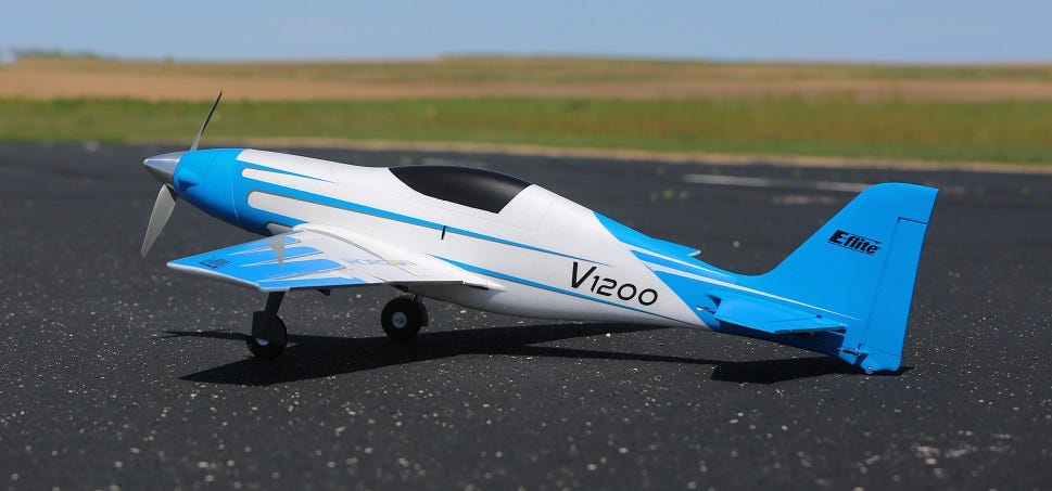 E-flite V1200 RC Plane