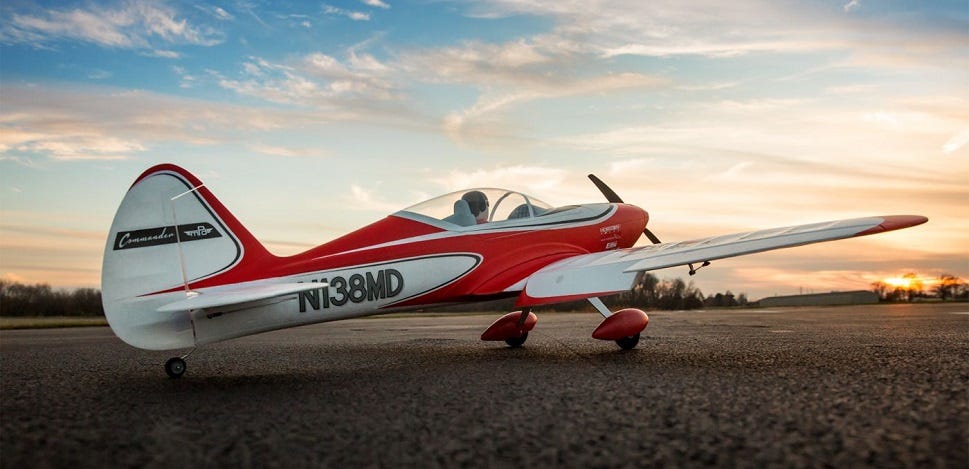 commander rc plane