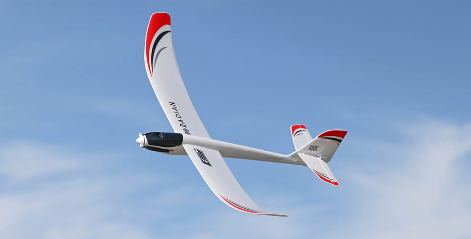 E-flite UMX Radian RC Glider