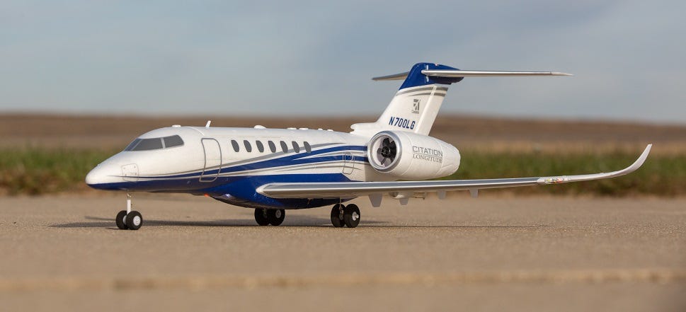 Cessna Citation Longitude Model Plane