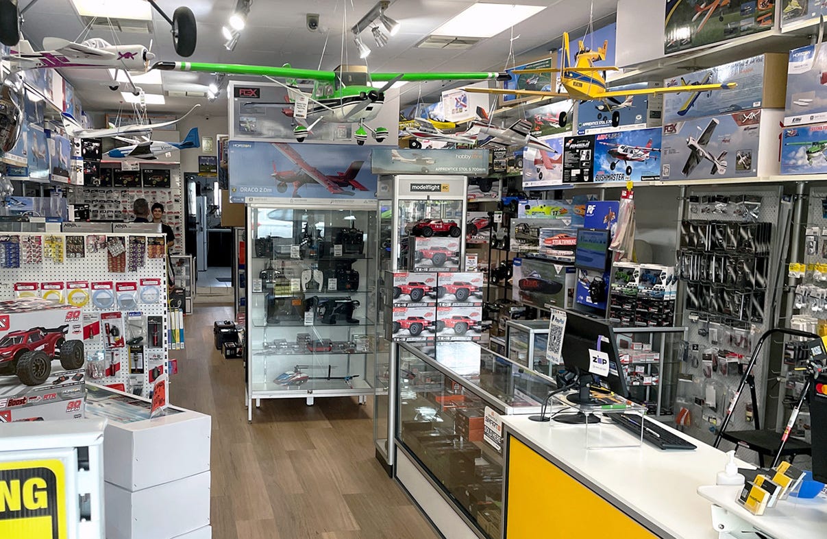 Inside Model Flight Goodwood