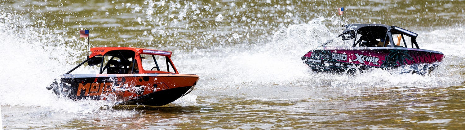Shreddy and MoJo 2 RC Boats