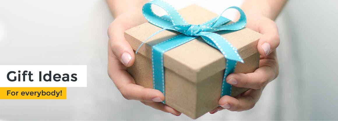 Gift ideas for Christmas, birthdays